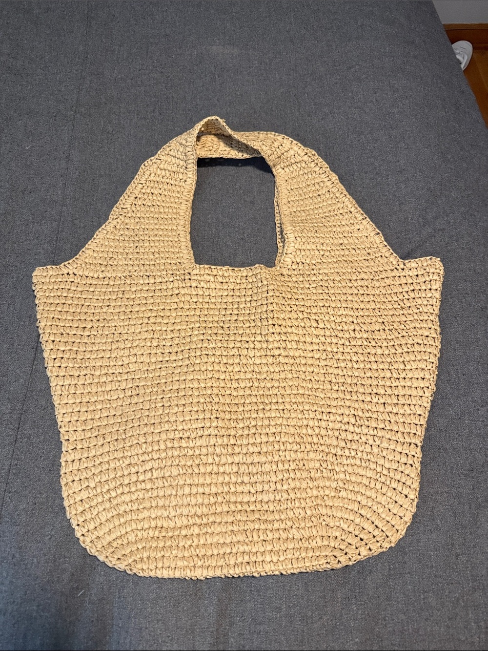 Straw bag, NWOT - Picture 3 of 5